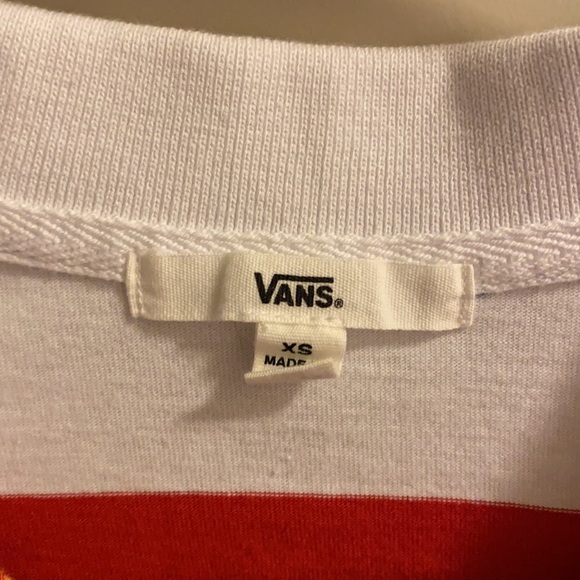 Vans cropped polo shirt, size xs - Picture 3 of 4